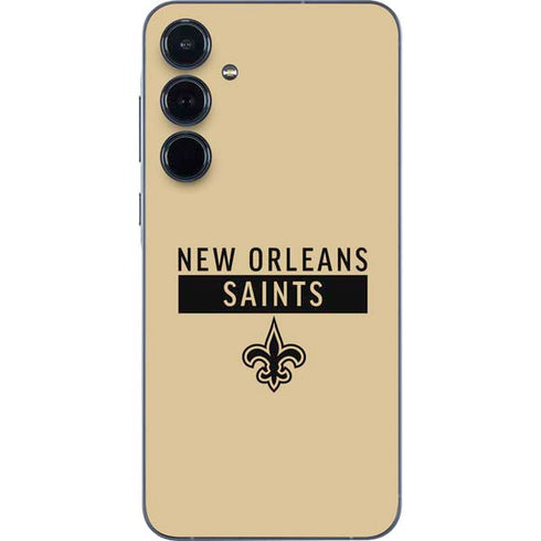 NFL New Orleans Saints Gold Performance Series Galaxy A35 5G Skin